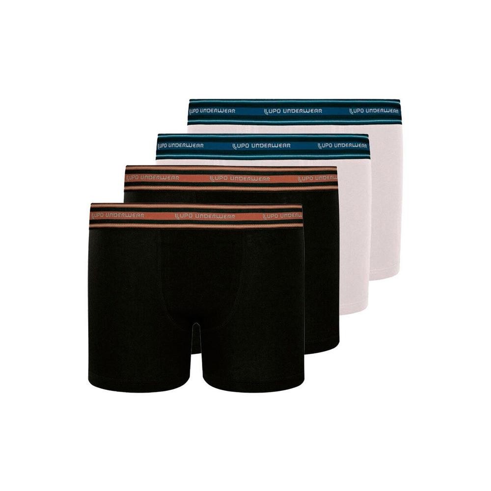 Kit com 4 Cuecas Infantil Boxer Lupinho 141-003 Colorido em Oferta na Shopee