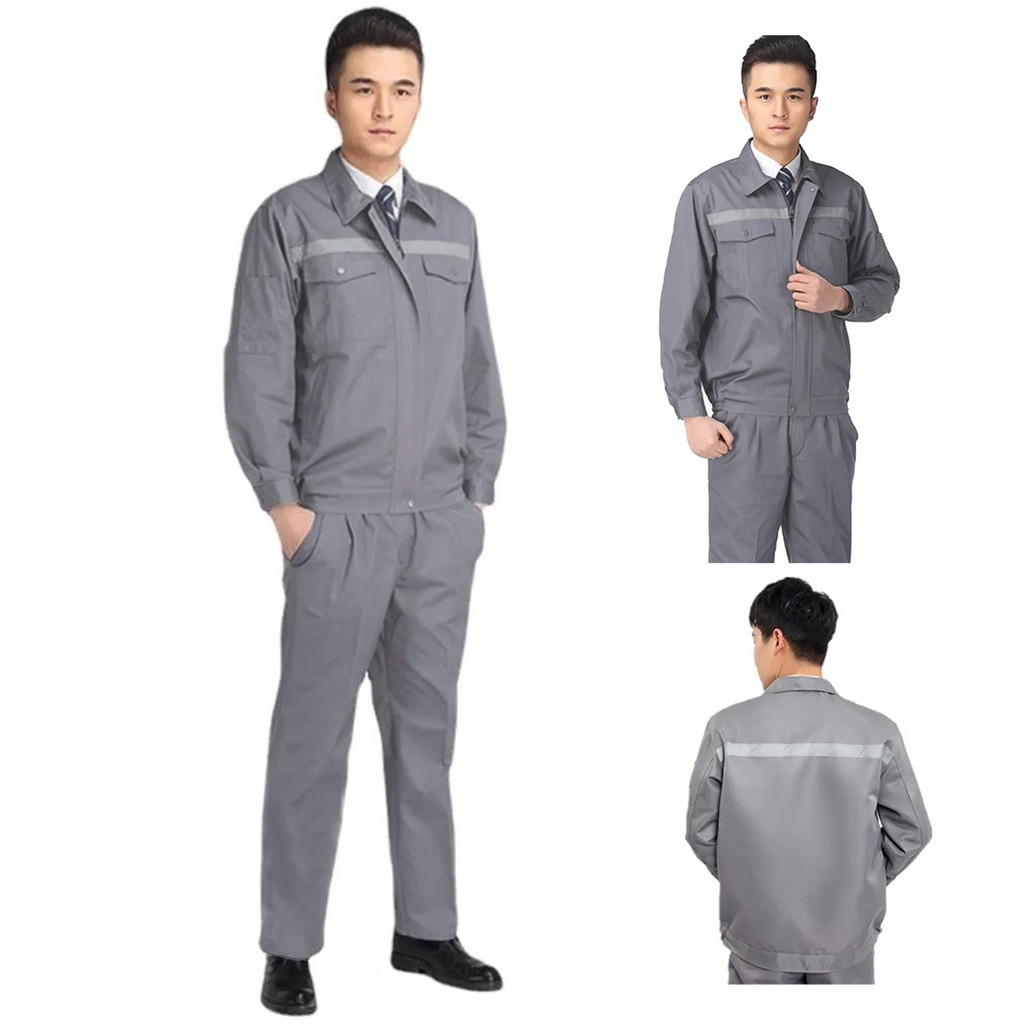 Conjunto Uniforme EPI Segurança Profissional Faixa Refletiva Obra Construçao Civil Mecanico Serviço Eletricista Trabalho