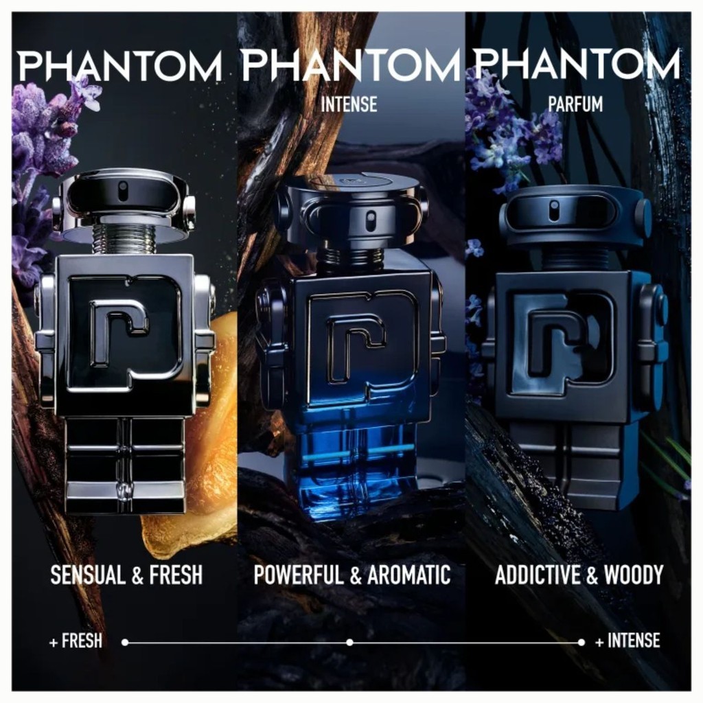 Detalhes do Paco Rabanne Phantom Intense - Masculino 100ml