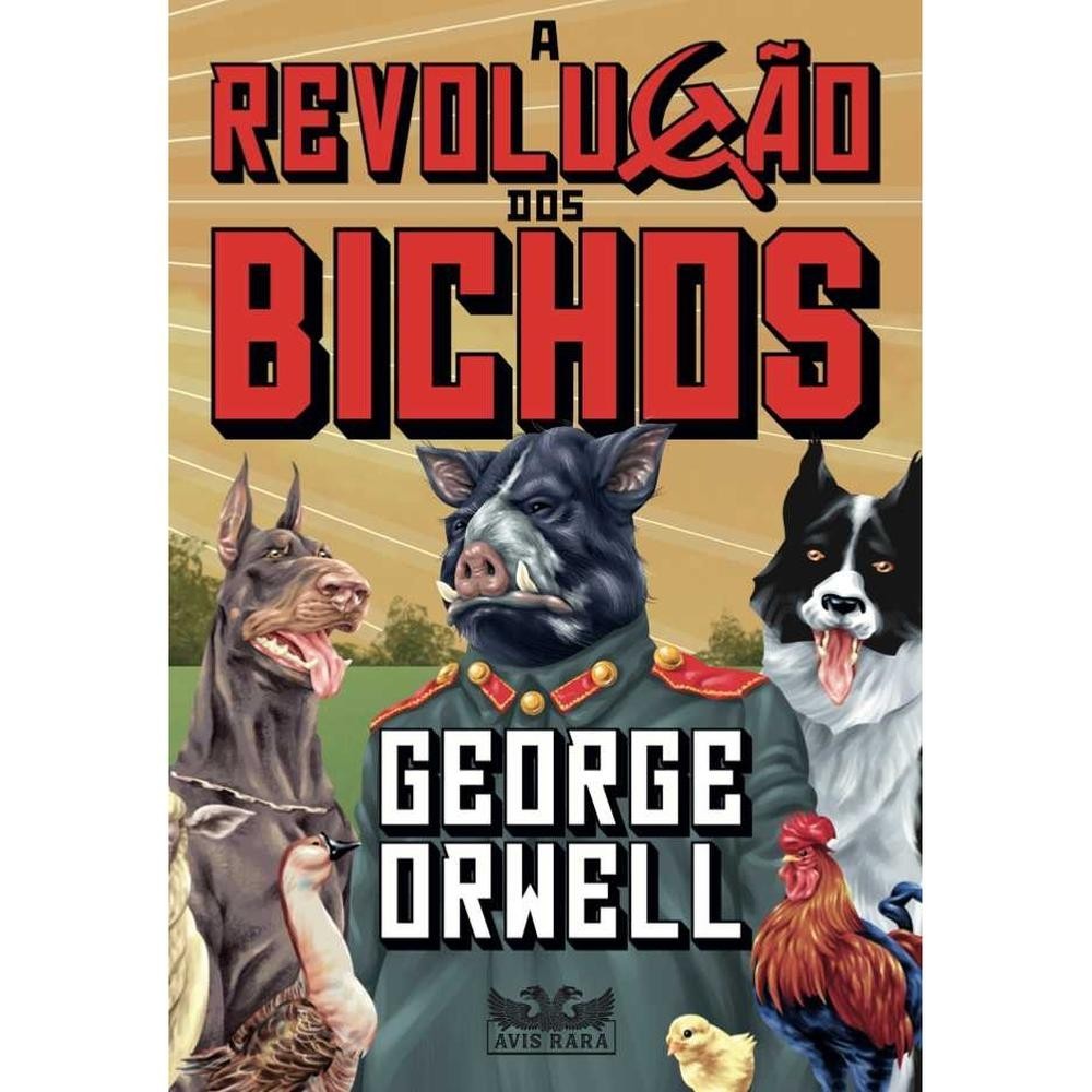 Capa do livro A revolução dos bichos