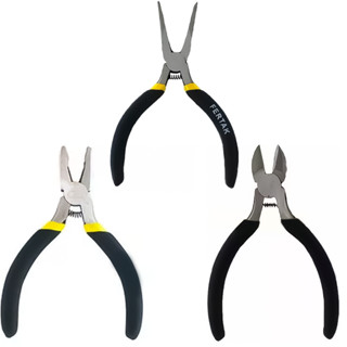 Kit Jogo 3 Alicates Para Corte Eletrônico Artesanato & Bijuterias 4,5Pol. Delicado Manicure em Oferta na Shopee