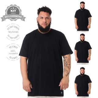KIT 4 CAMISETAS BASICAS PRETAS KNULU em Oferta na Shopee