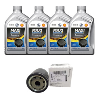4 Litros De Óleo 5w40 502 00 + Filtro De Óleo Original Vw em Oferta na Shopee