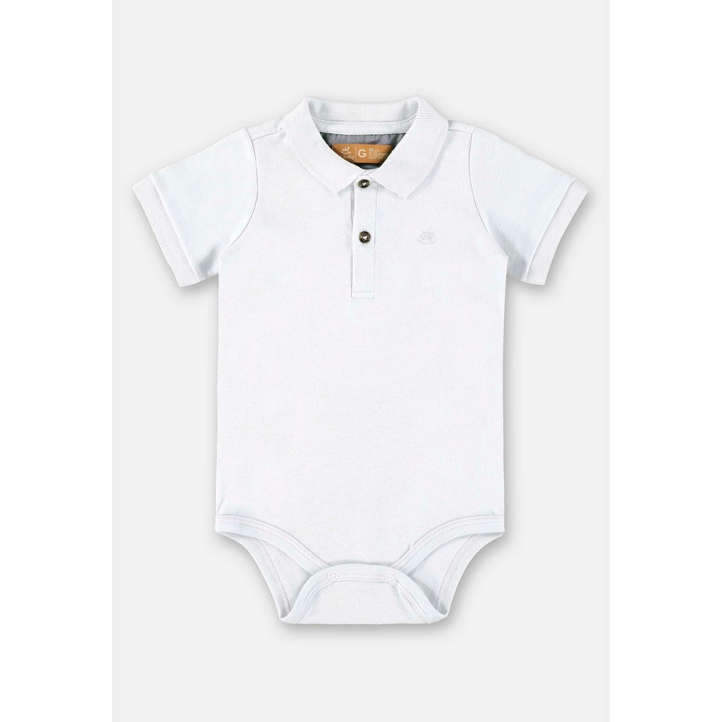 Body Polo em Suedine para Bebê Menino Up Baby