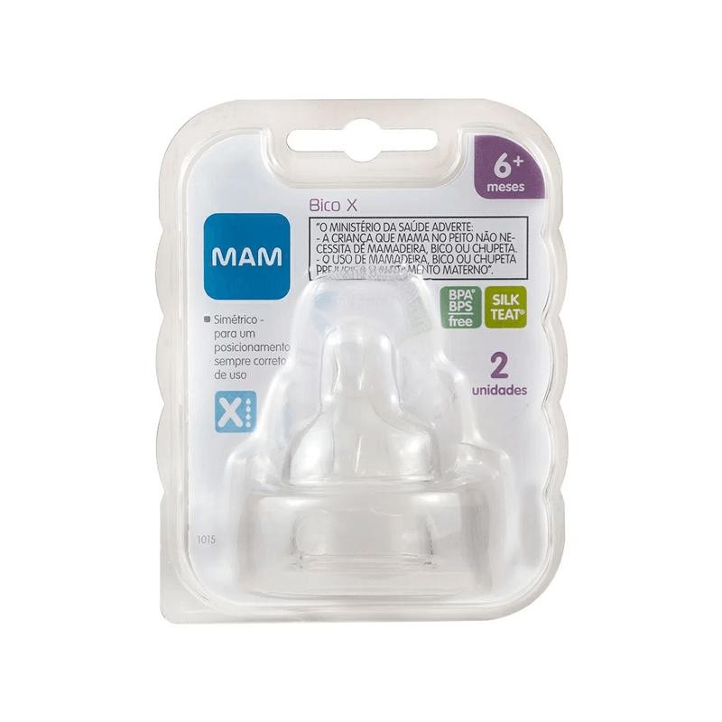 Bico de Mamadeira MAM Fluxo Super Rápido 2 Unidades em Oferta na Shopee