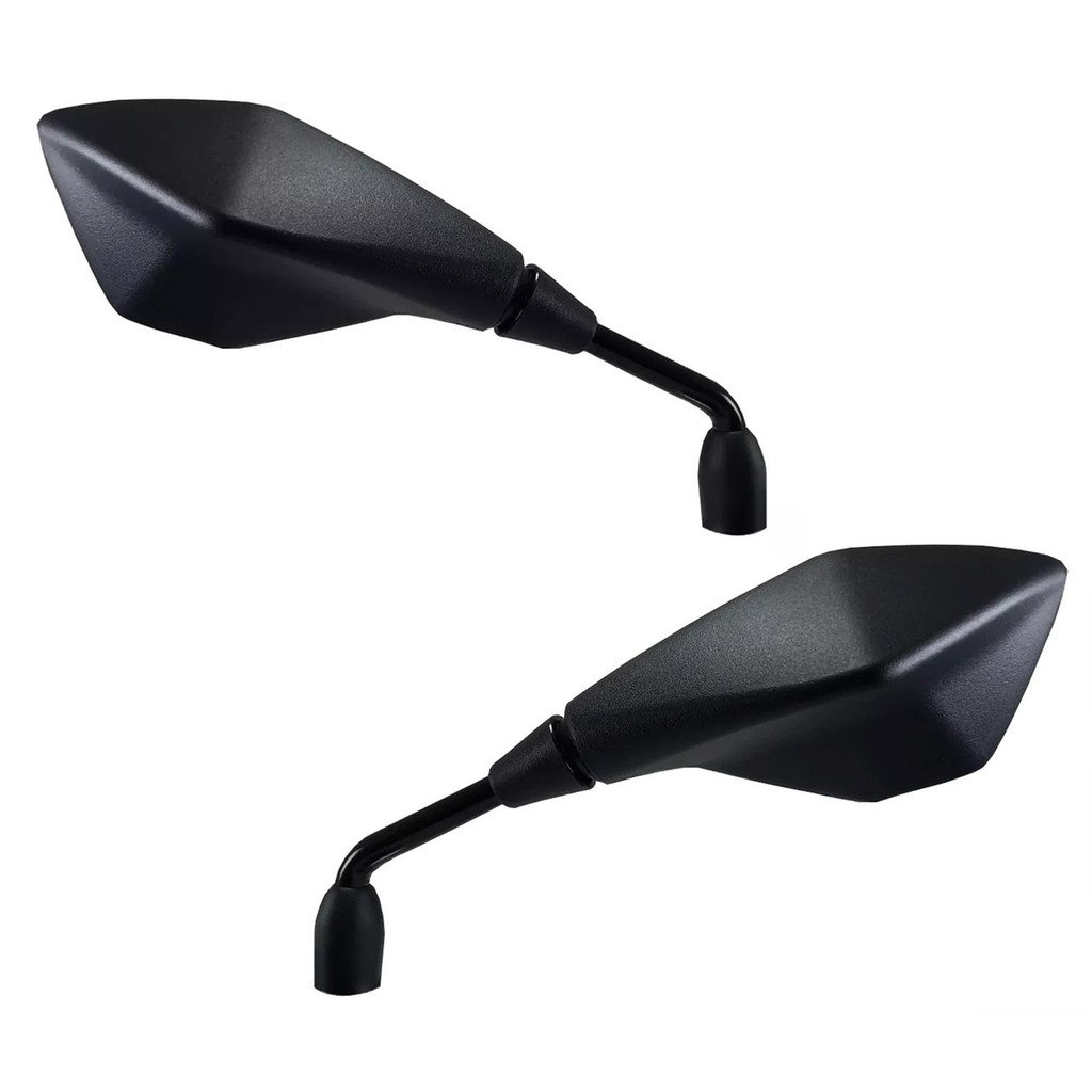 PAR ESPELHO RETROVISOR MODELO KAWASAKI Z400 ROSCA HONDA LENTE CONVEXO