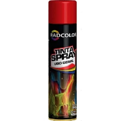 Tinta Spray Vermelho Uso Geral Radcolor 400ml RC2108