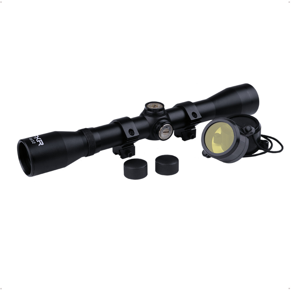 Luneta 4x32 Alumínio Carabina Airsoft Mount 22mm Fixxar Fxr