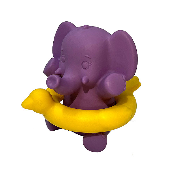 Mordedor e Brinquedo de Banho Valentinha Roxo TurmaTube | Alivia a Gengiva e Estimula os Sentidos · foto 2