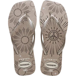 HAVAIANAS SLIM SQUARE METTALIC PARTY