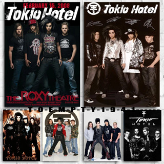 Metal Rock Band Tokio Hotel Cartaz Banda De Arte Da Parede Decoração Fãs Presente Casa Barra Estética em Oferta na Shopee