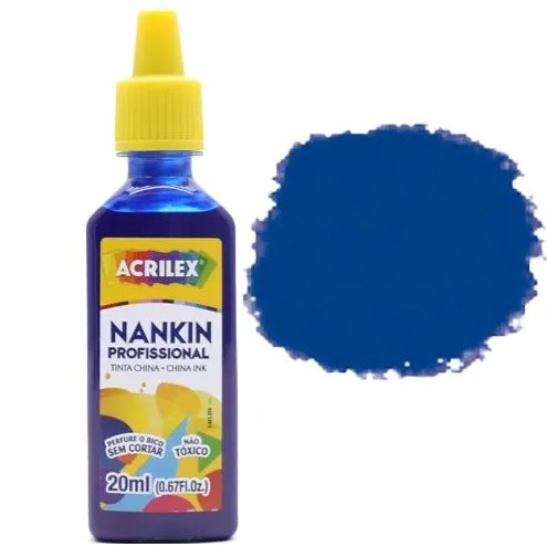 NANKIN 20ML  - AZUL TURQUESA -  ACRILEX