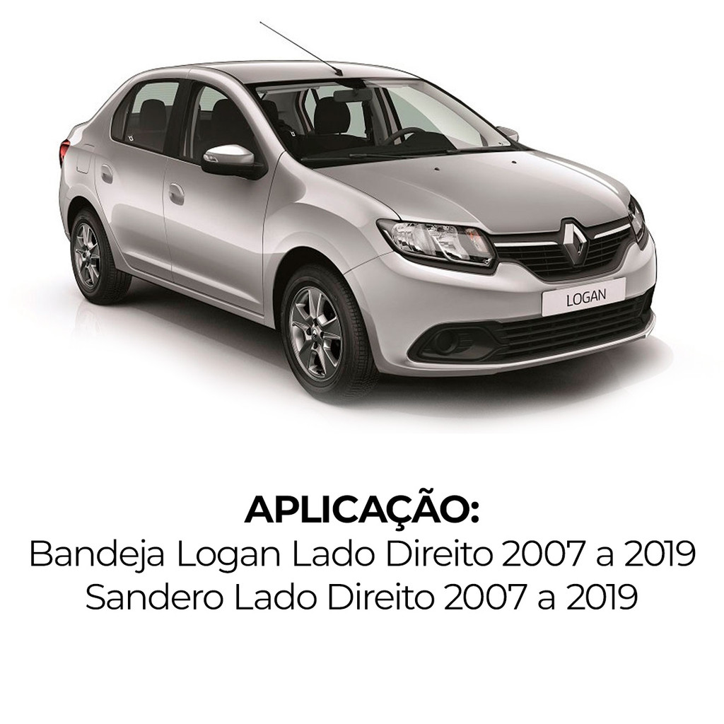 Bandeja Balança Peugeot 206 / 207 / Hoggar Lado Direito Pivô