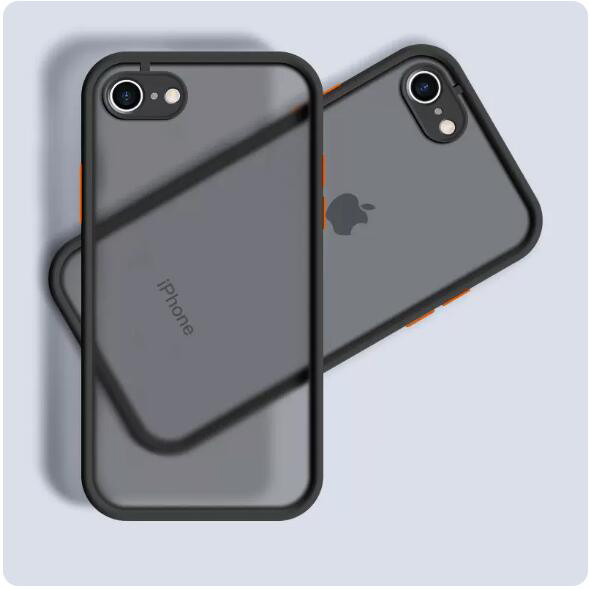 A Nova Capa Anti-Queda Para iphone SE 2020 6 6s 7 8 Plus SE2 2020 2022 De Proteção Da Pele De Poros Finos Foscos em Oferta na Shopee