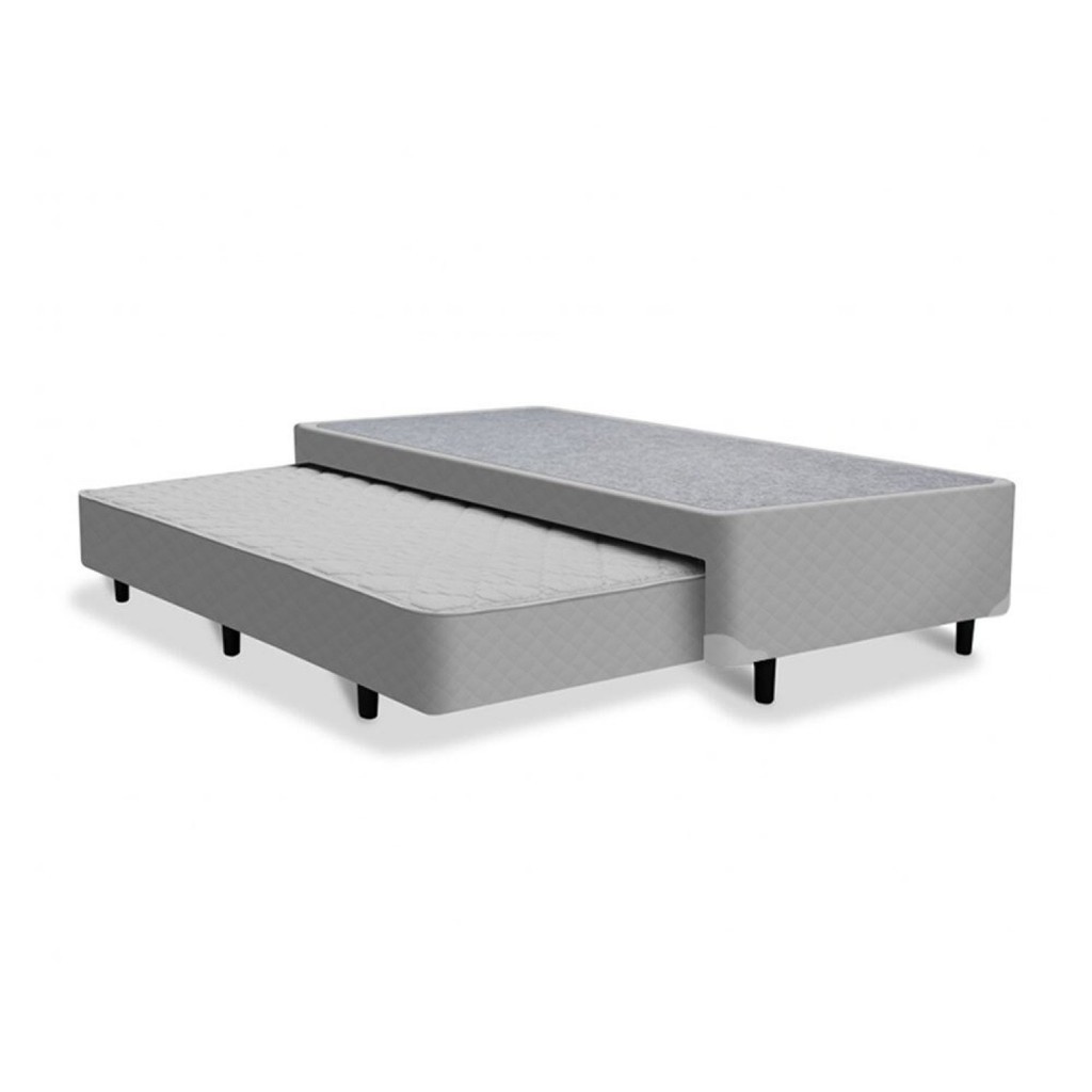 Bicama Molejo Basic solteiro Yescasa Cinza em Oferta na Shopee