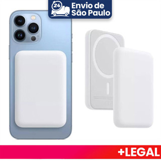 Carregador Portátil Indução iPhone Magsafe Apple Sem fio Bateria Carga 3000mah/5000mah/100...