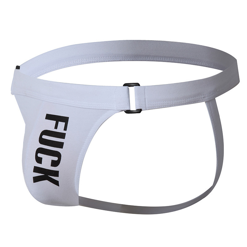 Cueca Jockstrap De Algodão Masculina Cintura Ajustável Respirável Tecido Macio Tangas De Suporte Atlético Para Homens