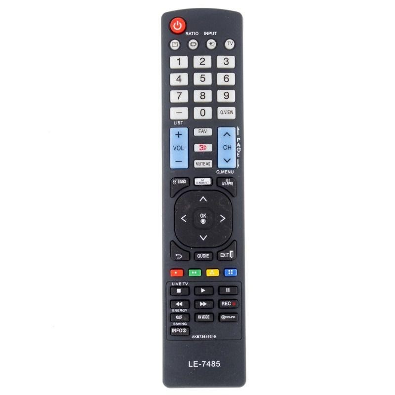 Controle Remoto Universal LE-7485: Com Teclas para TV Smart e Pilhas Inclusas