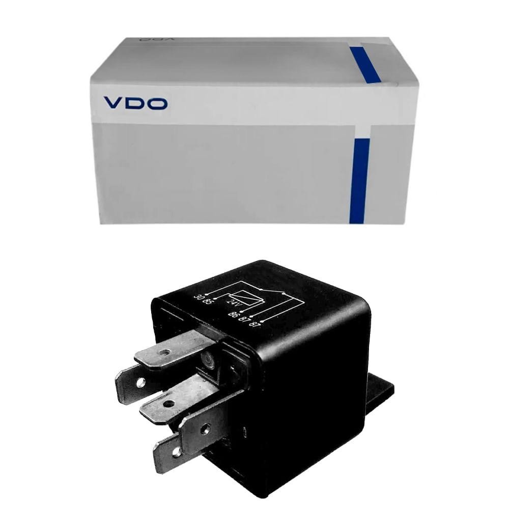 Relé Auxiliar Universal Duplo NA Com Suporte 12V 15A VDO em Oferta na Shopee