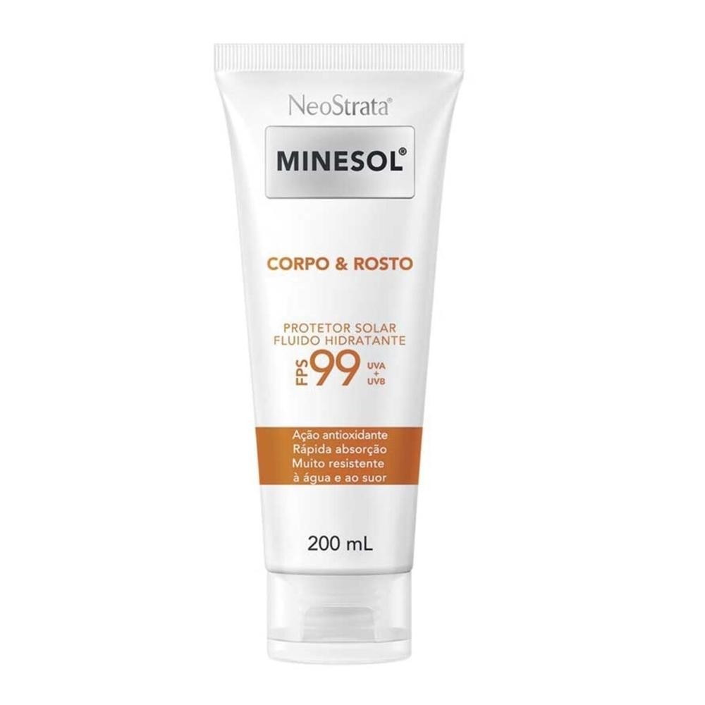 Protetor Solar Corpo e Rosto Neostrata Minesol FPS99 200ml