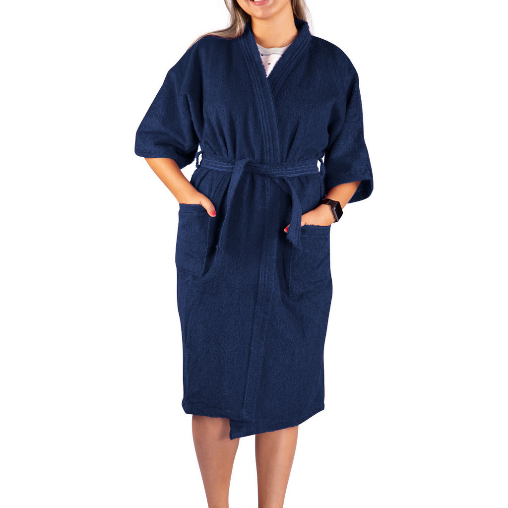 Roupão De Banho Quimono Unissex Felpudo Atoalhado Malibu Lepper em Oferta na Shopee