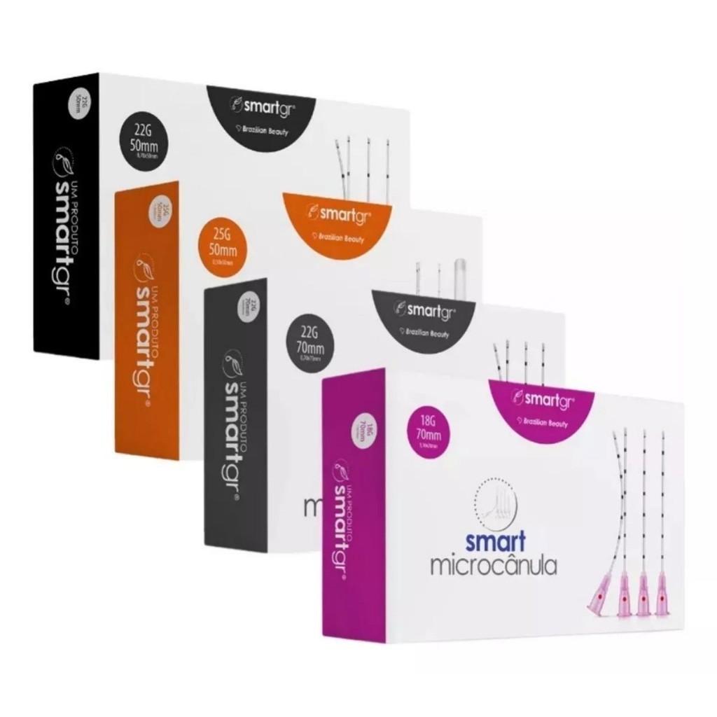 Smart Microcânula - Caixa Com 10 Unidades - Smart Gr - Beauty