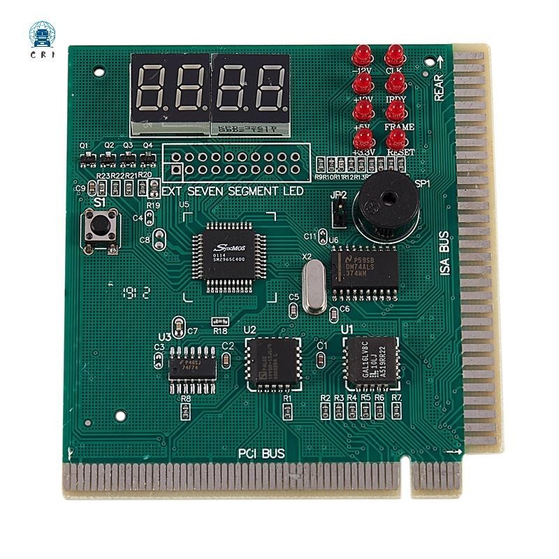 Placa Mãe De Diagnóstico PC Analisador De Código PCI/ISA De 4 Dígitos