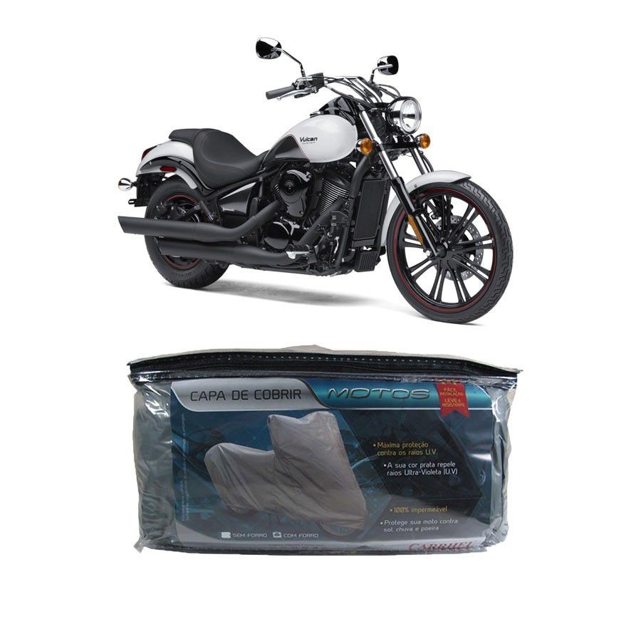 Capa para cobrir KAWASAKI Vulcan 900 Custom com forro GG(198)
