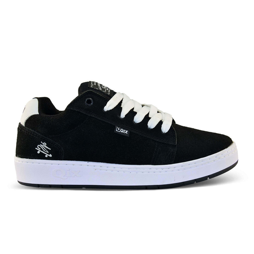 Tenis Qix Chorão Pro Model Allan Mesquita Preto Branco