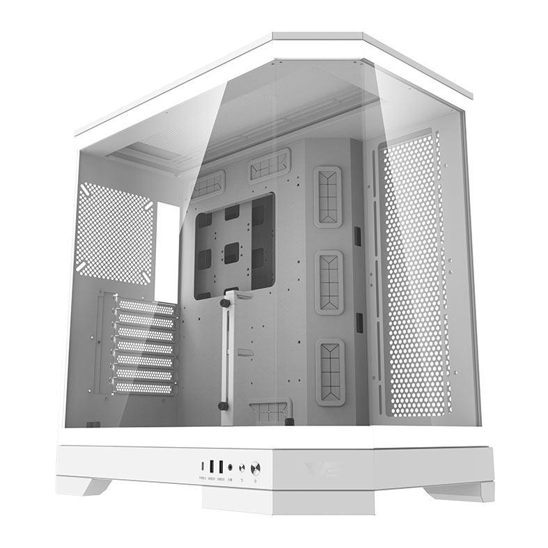 Gabinete Gamer Aigo Darkflash DQX90, RGB, Mid-Tower,Lateral de Vidro, Com 4 Fans,Branco,DQX90-FAN-WH em Oferta na Shopee