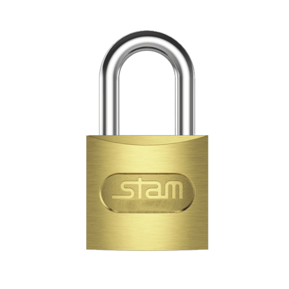 Cadeado Latonado Stam 25mm