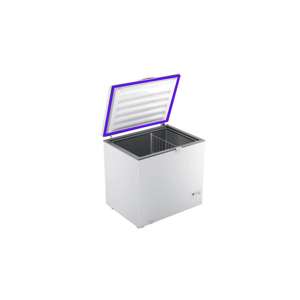 Borracha Para Freezer Electrolux H150 H160 63x63 + Puxador