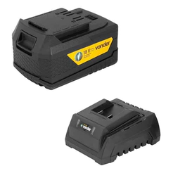 Kit Bateria 18V 4Ah Vonder com Carregador Bivolt para Ferramentas a Bateria IBV1804 ICBV1805