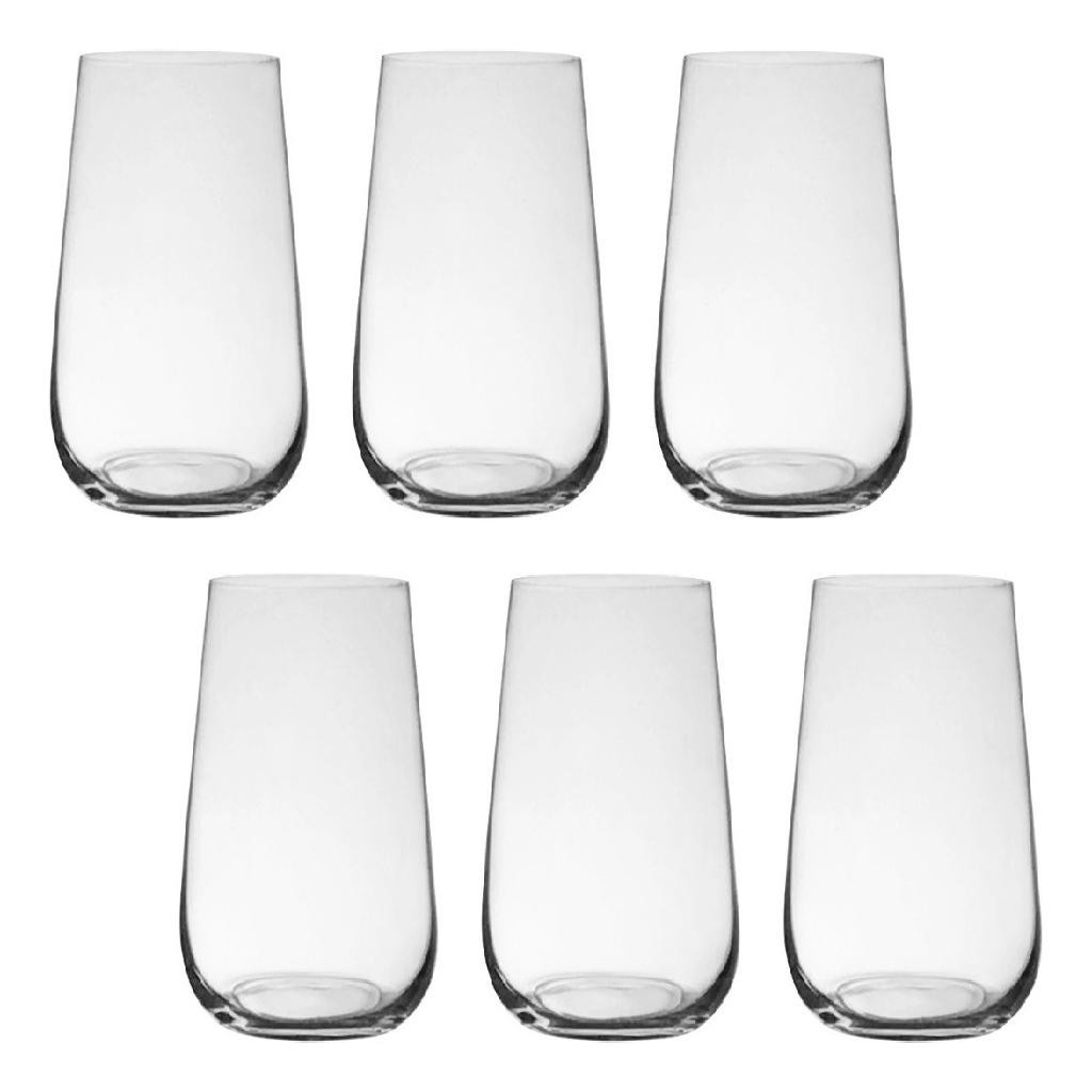 Jogo de 6 copos Ardea em cristal ecologico 300ml A11cm