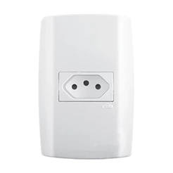 Conjunto Tomada 20A 250V Horizontal Ilumi