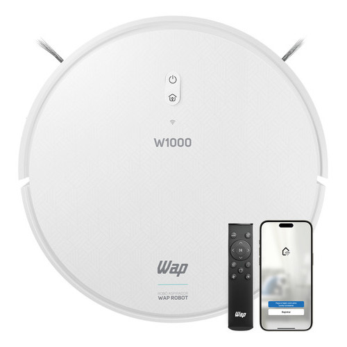 Robô Aspirador Com Mapeamento Robot W1000 Alexa Google Wap Bivolt