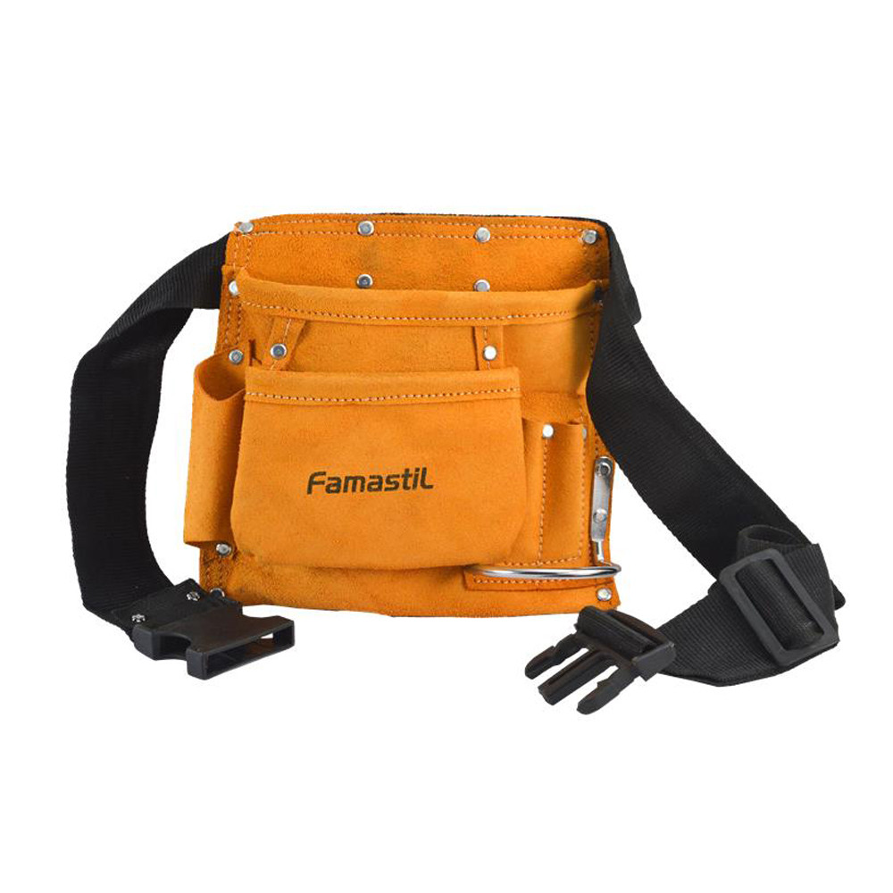 Cinturão para Ferramentas Famastil com 5 Bolsos Organização e Uso Profissional em Oferta na Shopee