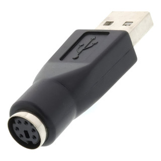 Adaptador Usb Macho Para Ps2 Fêmea Plug Le-5520