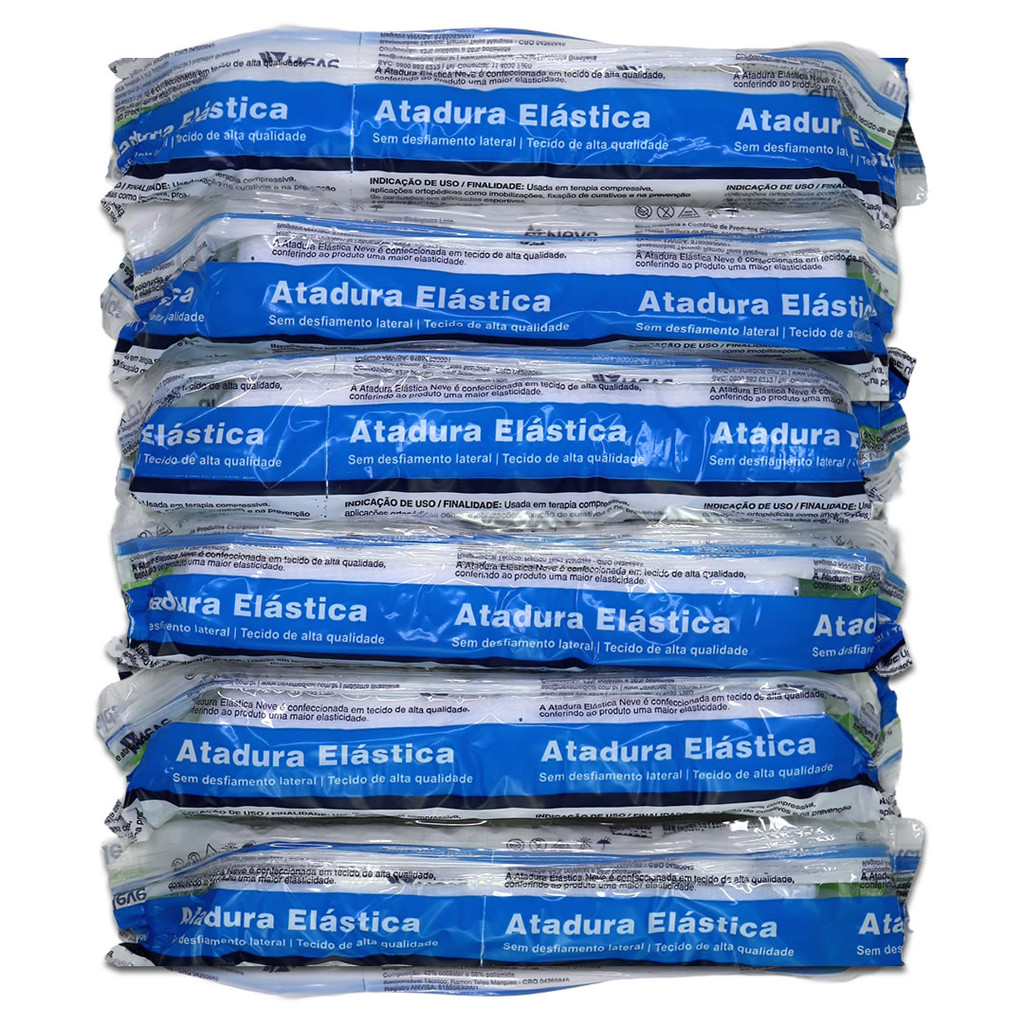Atadura Elástica Neve 15cm x 2.2m Pacote com 12un. Neve em Oferta na Shopee