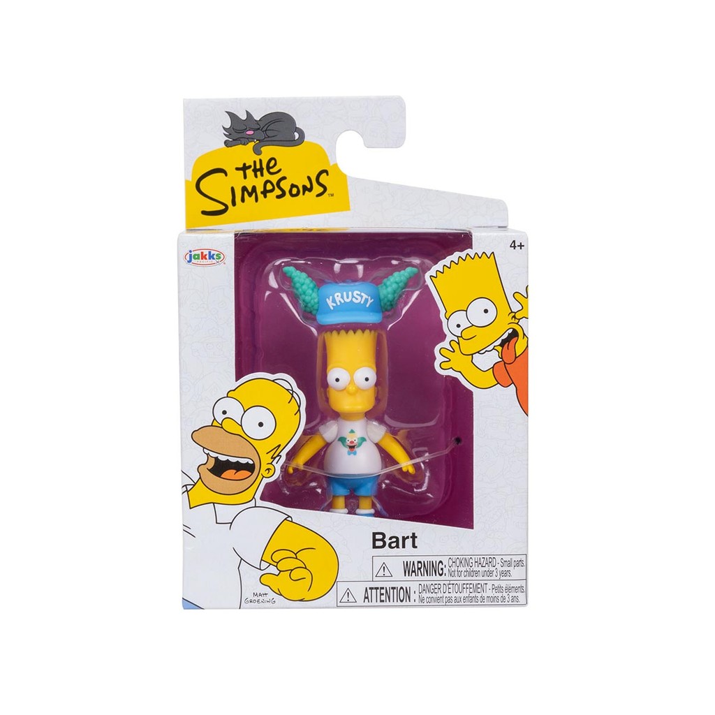 Boneco Bart (Fã do Krusty) de 5cm - Os Simpsons - Hobbies & Collections