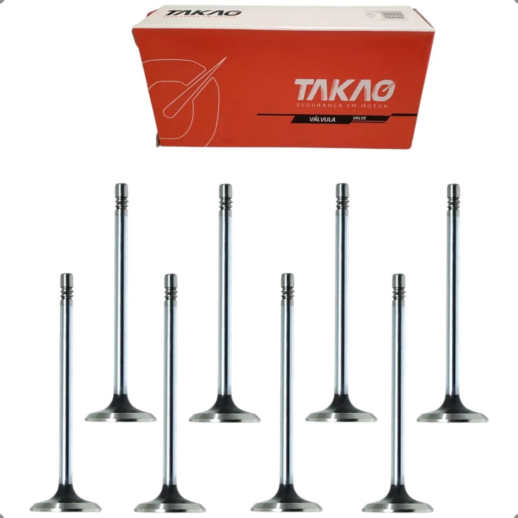 Kit Valvula De Admissao e Escape Celta Prisma Onix Classic Corsa 1.0 8v VHC-E SPE4 2008 A 2016 6mm - Spare Parts and Accessories for Vehicles