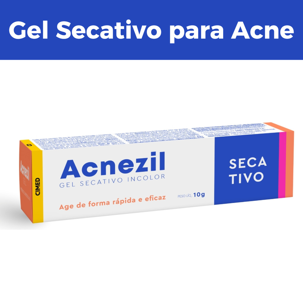 Gel Secativo Acnezil 10g – Reduz a Acne e Inflamação com Ação Rápida