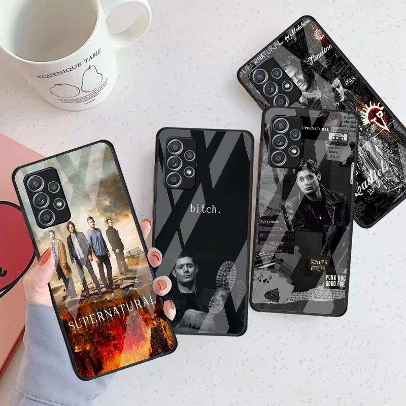 Sobrenatural Jensen Ackles Dean Winchest 03 Capa De Telefone De Vidro Temperado Para Samsung Galaxy A16 A15 A25 A35 A55