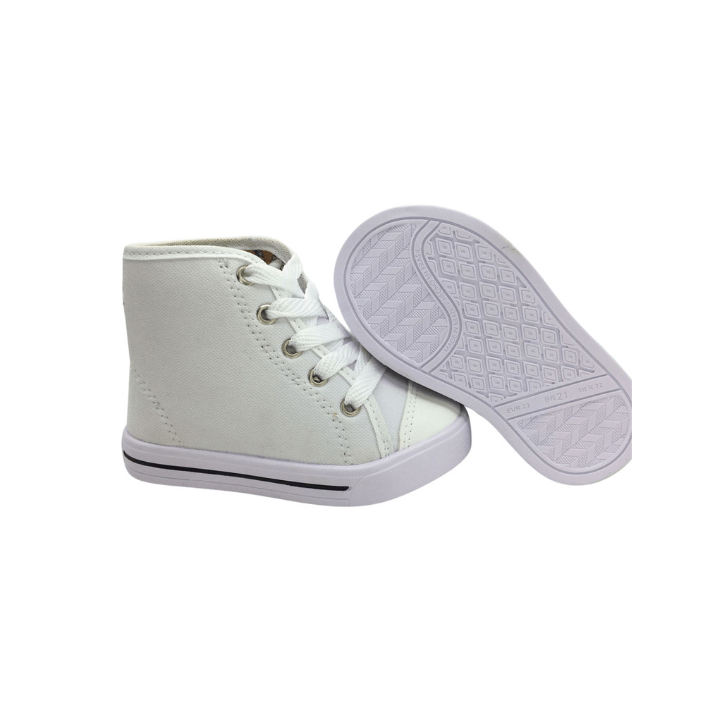 Tênis Infantil Cano Alto Menina e Menino Star Cano Baixo Antiderrapante