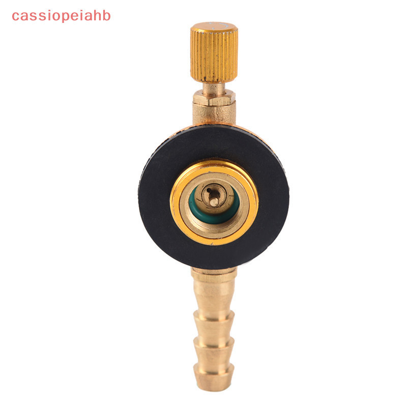 Adaptador de válvula de recarga de gás para fogão de acampamento em aço inoxidável