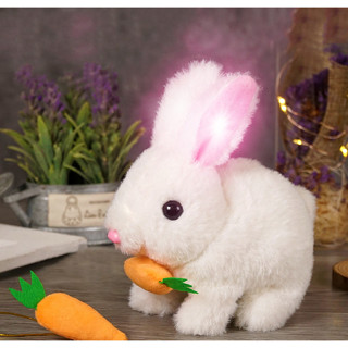 Brinquedo Elétrico De Coelho De Pelúcia , Brinquedos Educativos Divertidos Para Crianças , Ótima Ideia De Presente em Oferta na Shopee