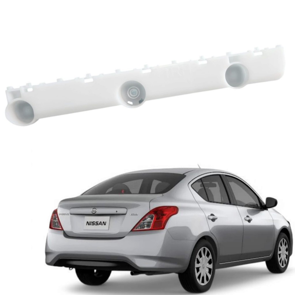 Guia Suporte Parachoque Traseiro Nissan Versa 2012 2013 2014 2015 2016 2017 2018 2019 Lado Direito