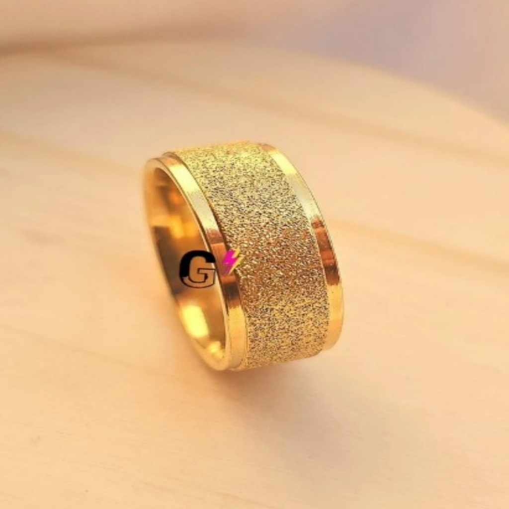 Anel Aliança de casamento Diamantada Banhada ouro 18k 8mm + Saquinho (1 UNIDADE COD-120) em Oferta na Shopee