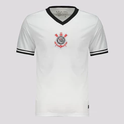 Camisa Corinthians Logo Branca