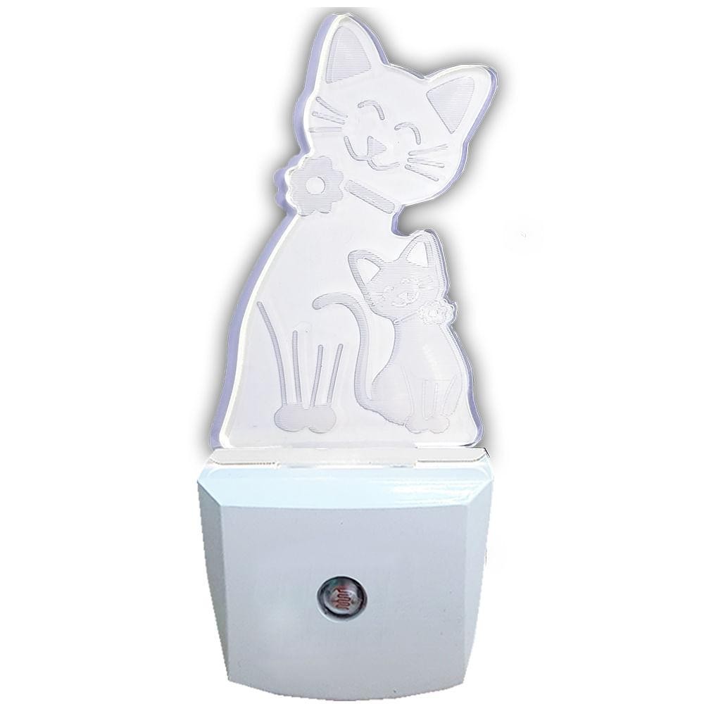 Luz Noturna Infantil Tipo Gato - DNI 6154 em Oferta na Shopee